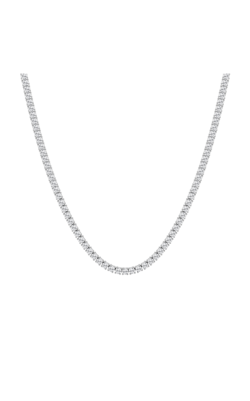 The Diamond Lab 15.12tw Diamond Tennis Necklace