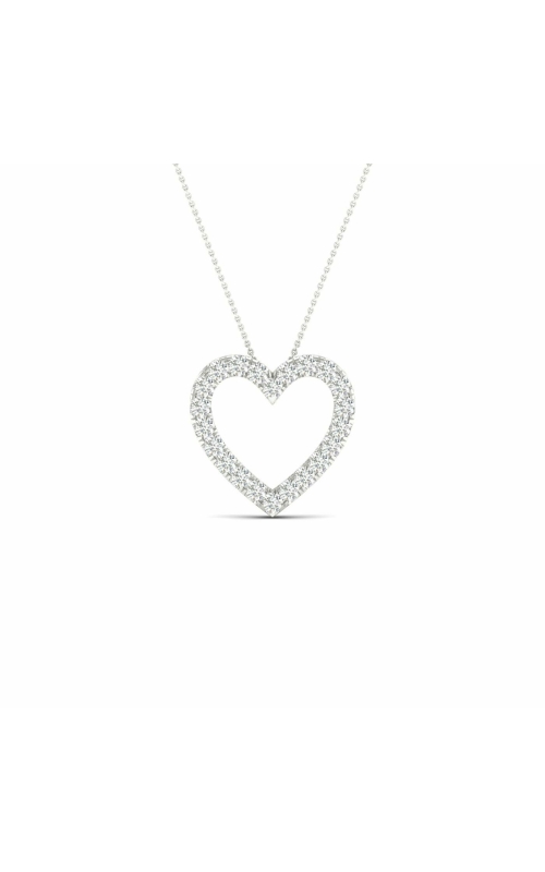 The Diamond Lab 1.00ctw Diamond Heart Pendant