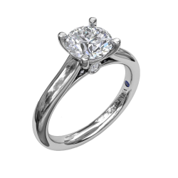 Fana 0.03ctw Diamond Solitaire Engagement Ring Mounting