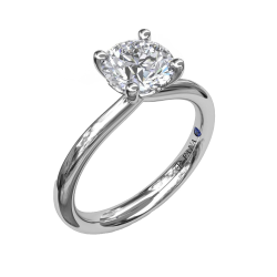 Fana Round Solitaire Engagement Ring Mounting