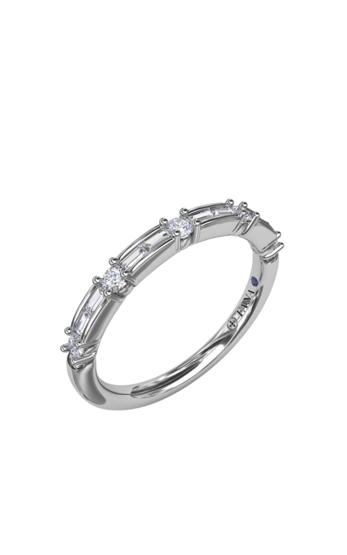 Fana 0.39ctw Baguette and Prong Set Diamond Band