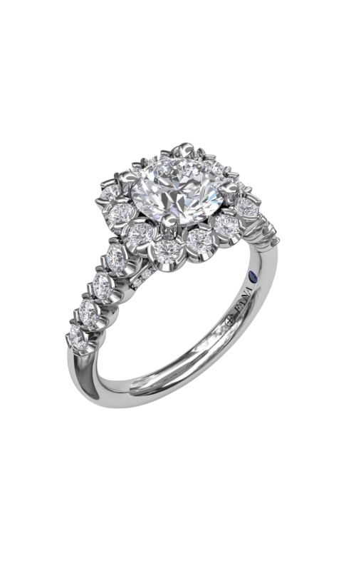 Fana 0.70ctw Contemporary Diamond Solitaire Engagement Ring Mounting