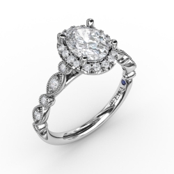 Fana 0.28ctw Diamond Engagement Ring Mounting