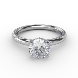 Fana Solitaire Engagement Ring Mounting