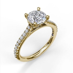 Fana Delicate Classic Engagement Ring Mounting