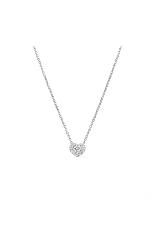 Hearts On Fire .45ctw Diamond Fulfillment Heart Pendant Necklace