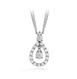 Hearts On Fire 0.80ctw Diamond Aerial Drop Necklace