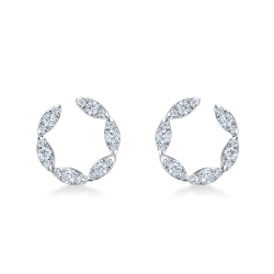 Hearts On Fire 1.34ctw Diamond Aerial Marquise Wrap Earring - Large