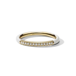 Ippolita Carnevale Band Ring in 18K Gold with Diamonds