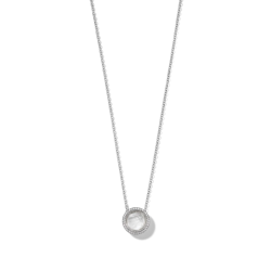 Ippolita Carnevale Stone Necklace in Sterling Silver with Diamonds