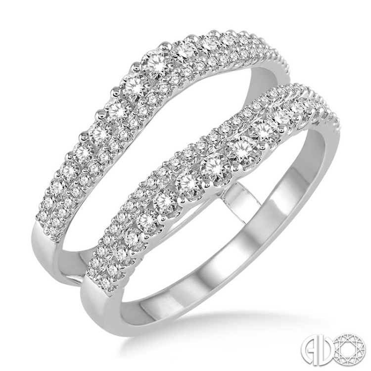 Double Row Diamond Ring Guard