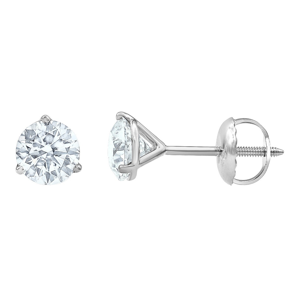 J&S Collection 1.00ctw Diamond Studs