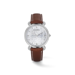 Judith Ripka Vienna Watch With Diamonds and Natural Leather Strap