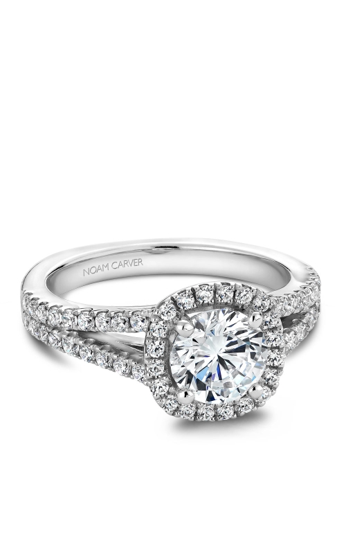 Noam Carver 0.42ctw Diamond Halo Engagement Ring Mounting