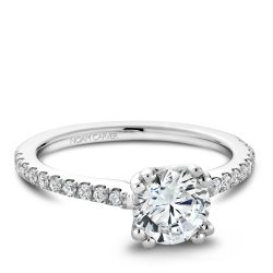 Noam Carver 0.24ctw Diamond Solitaire Engagement Ring Mounting