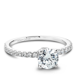 Noam Carver 0.31ctw Diamond Solitaire Engagement Ring Mounting