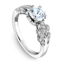Noam Carver 0.20ctw Diamond Accented Engagement Ring Mounting