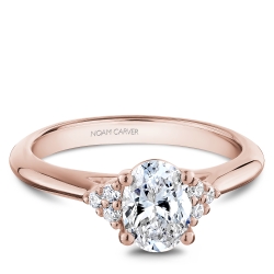 Noam Carver 0.08ctw Diamond Engagement Ring Mounting