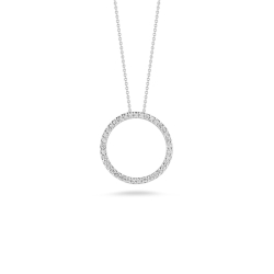 Roberto Coin 0.25ctw Diamond Circle Pendant