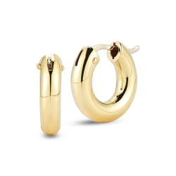 Roberto Coin Small Round Hoop Earrings