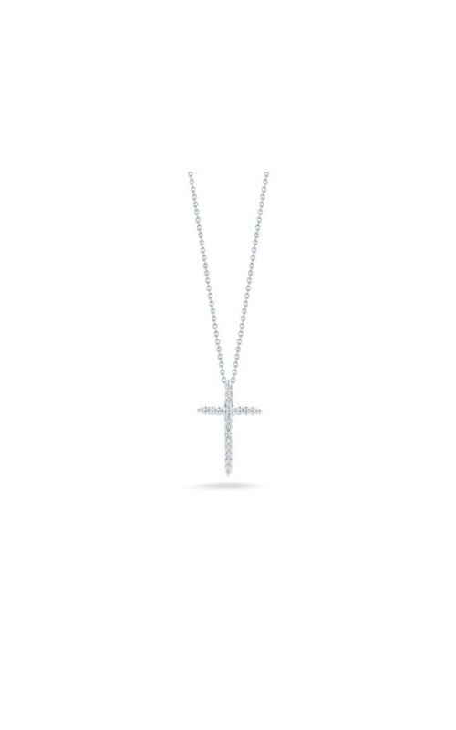 Roberto Coin Tiny Treasures 0.10ctw Diamond Cross Necklace