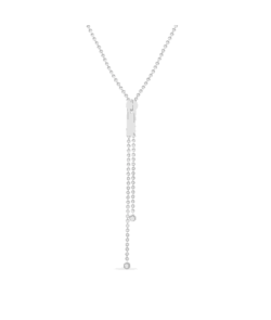 Roberto Coin Zipper Necklace with 0.23ctw Diamond Accent