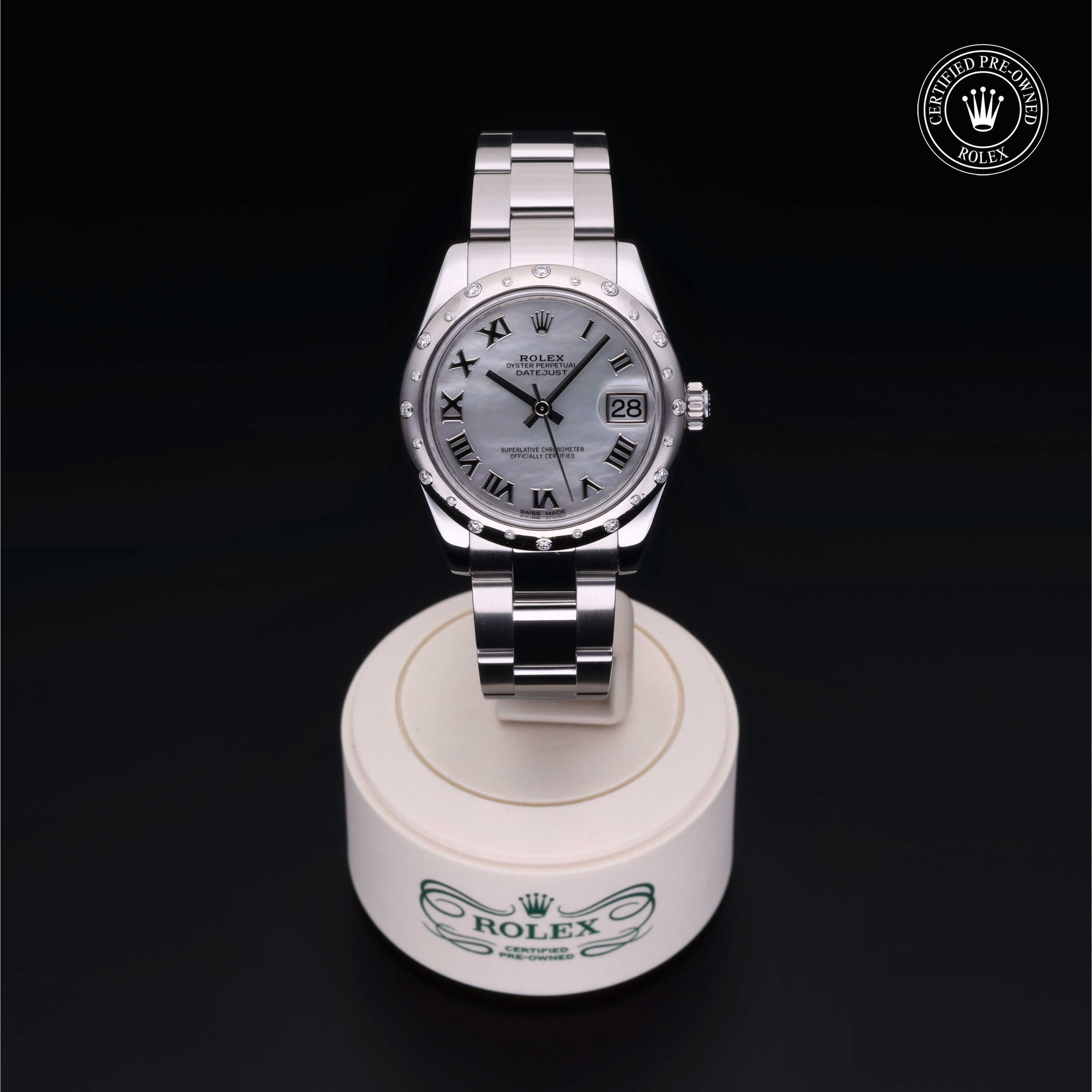 Rolex Datejust in Oystersteel and white gold M178344-0002 at James & Sons