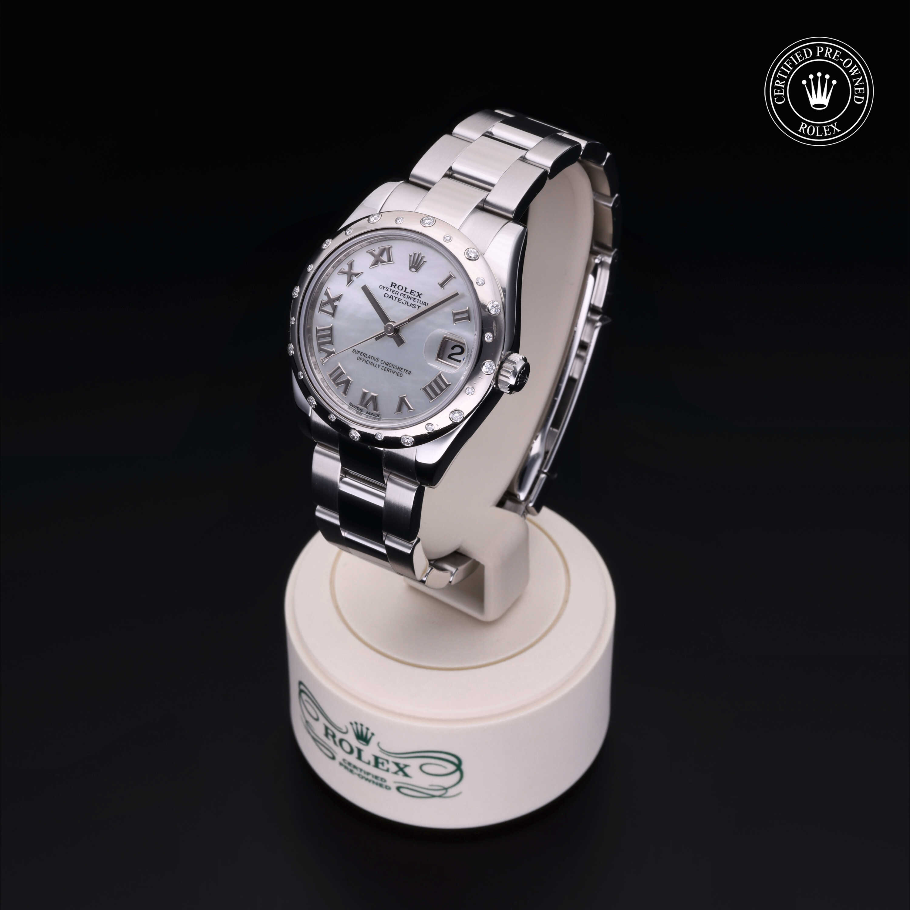 Rolex Datejust in Oystersteel and white gold M178344-0002 at James & Sons