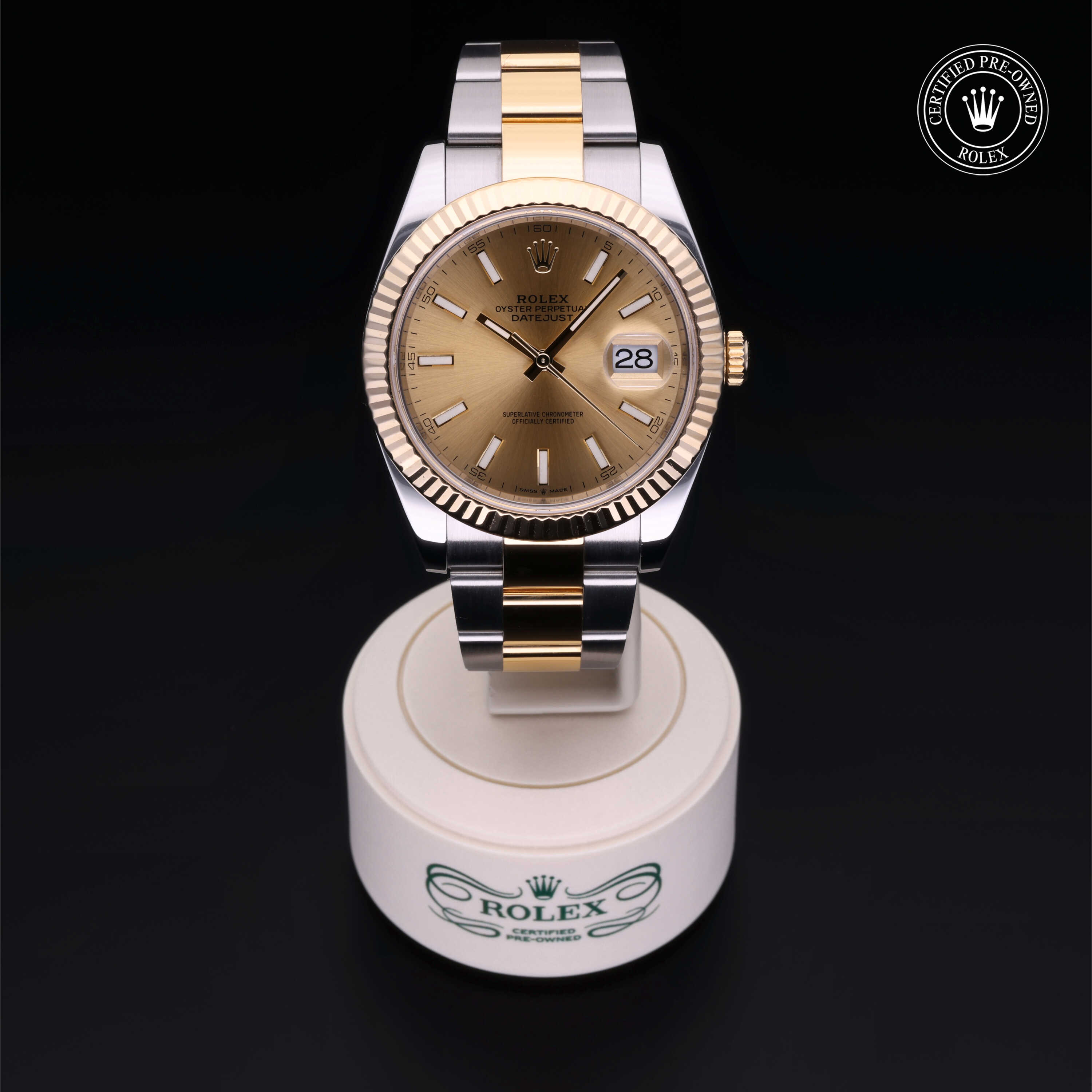 Rolex Datejust in Oystersteel and yellow gold M126333-0009 at James & Sons