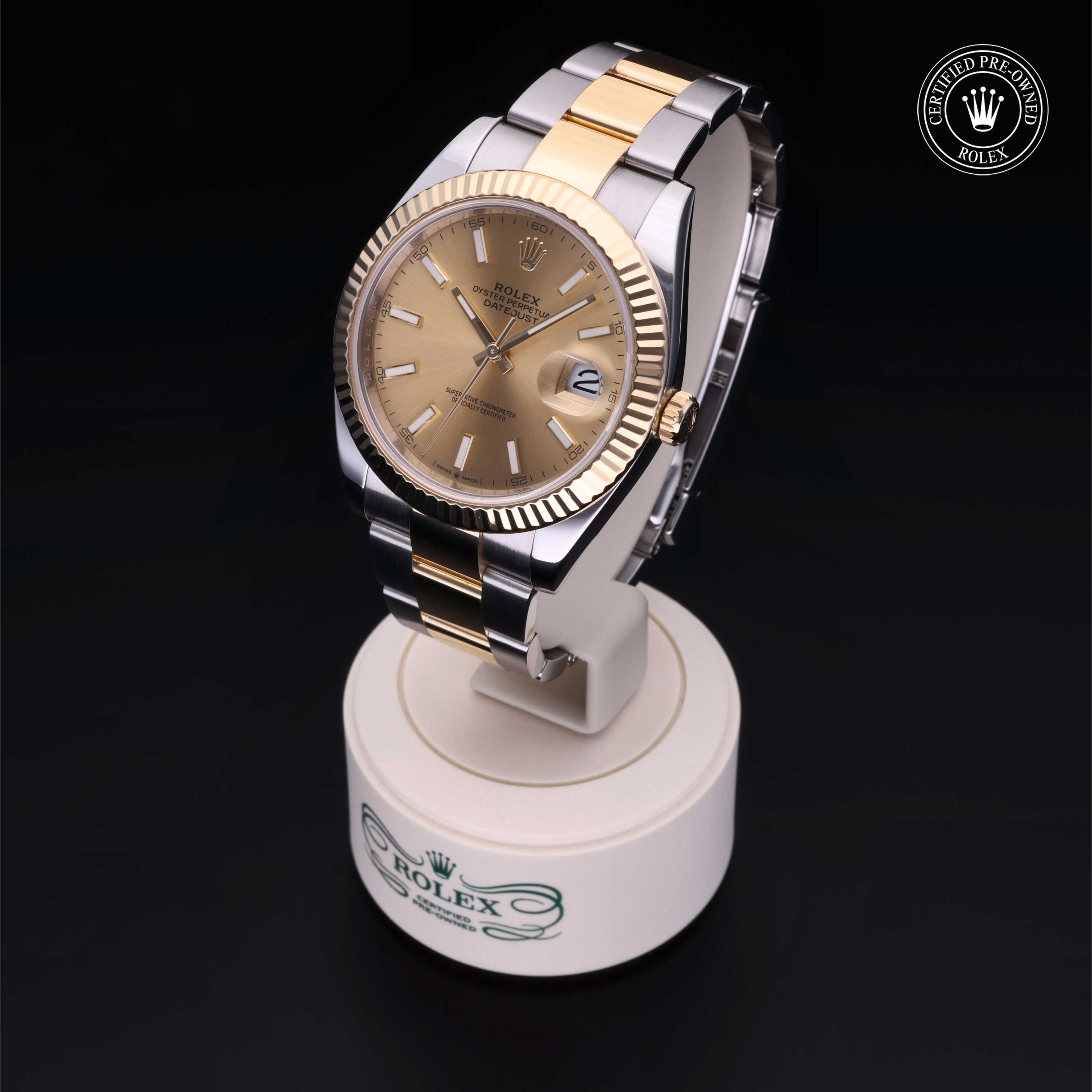 Rolex Datejust in Oystersteel and yellow gold M126333-0009 at James & Sons