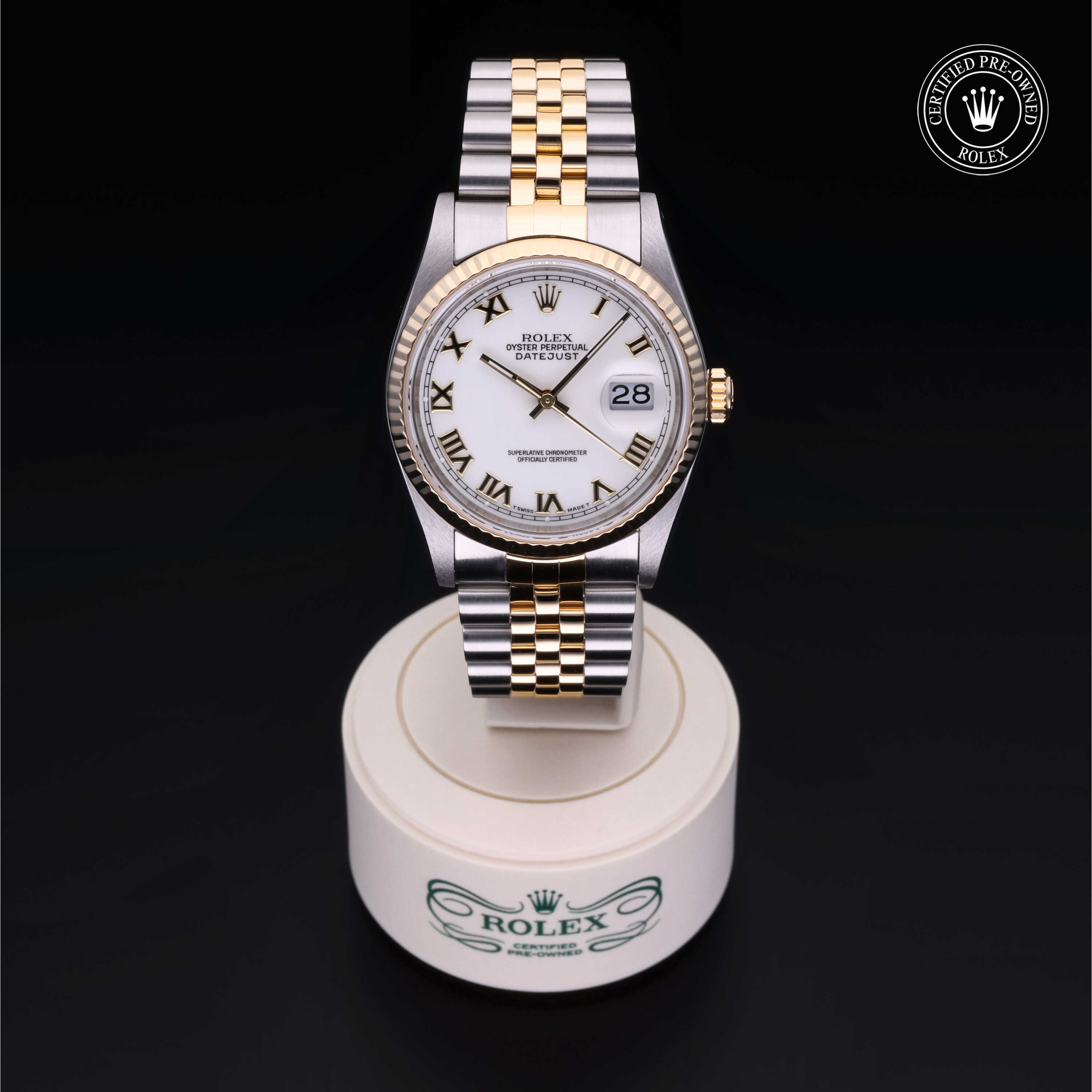 Rolex Datejust in Oystersteel and yellow gold M16233-0064 at James & Sons