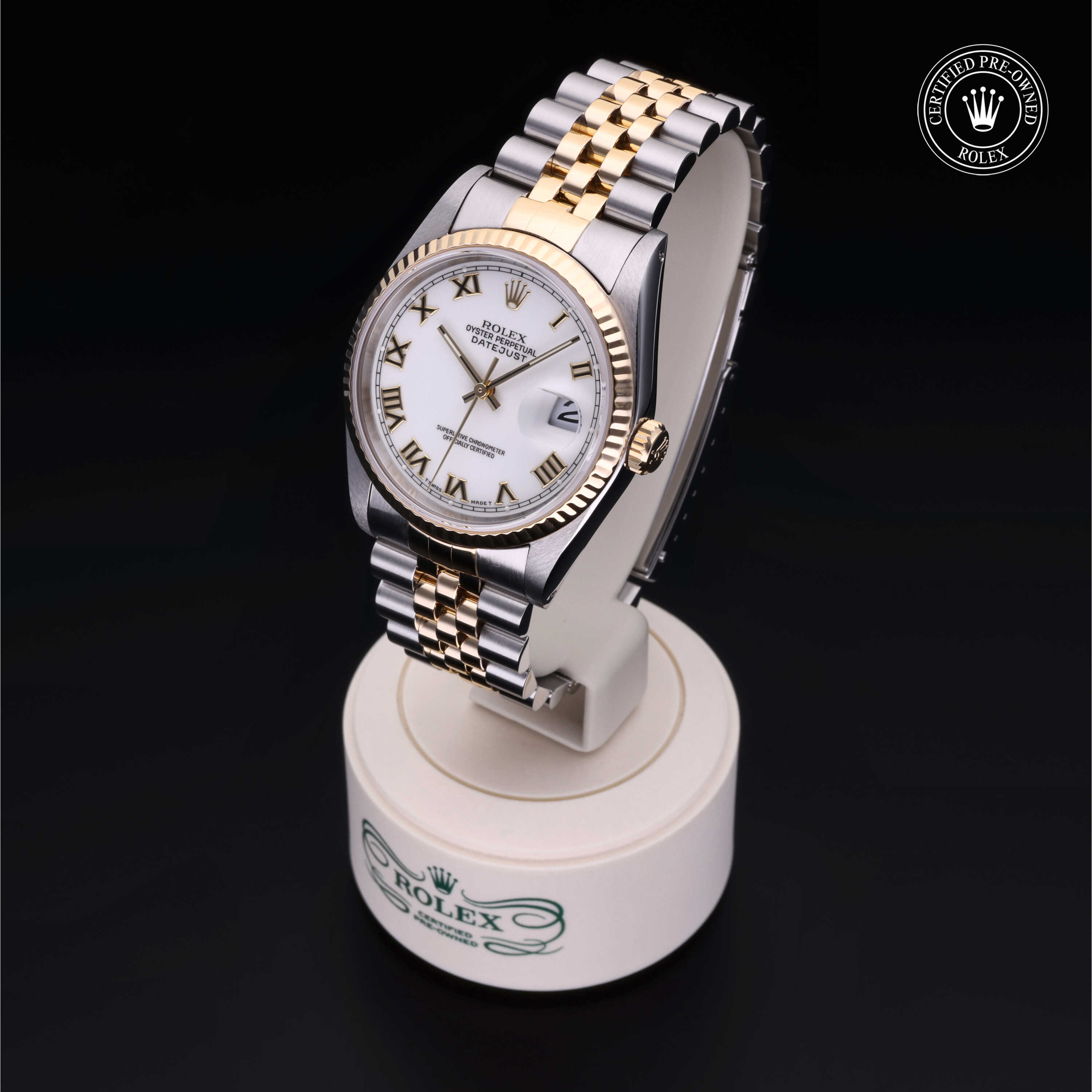 Rolex Datejust in Oystersteel and yellow gold M16233-0064 at James & Sons