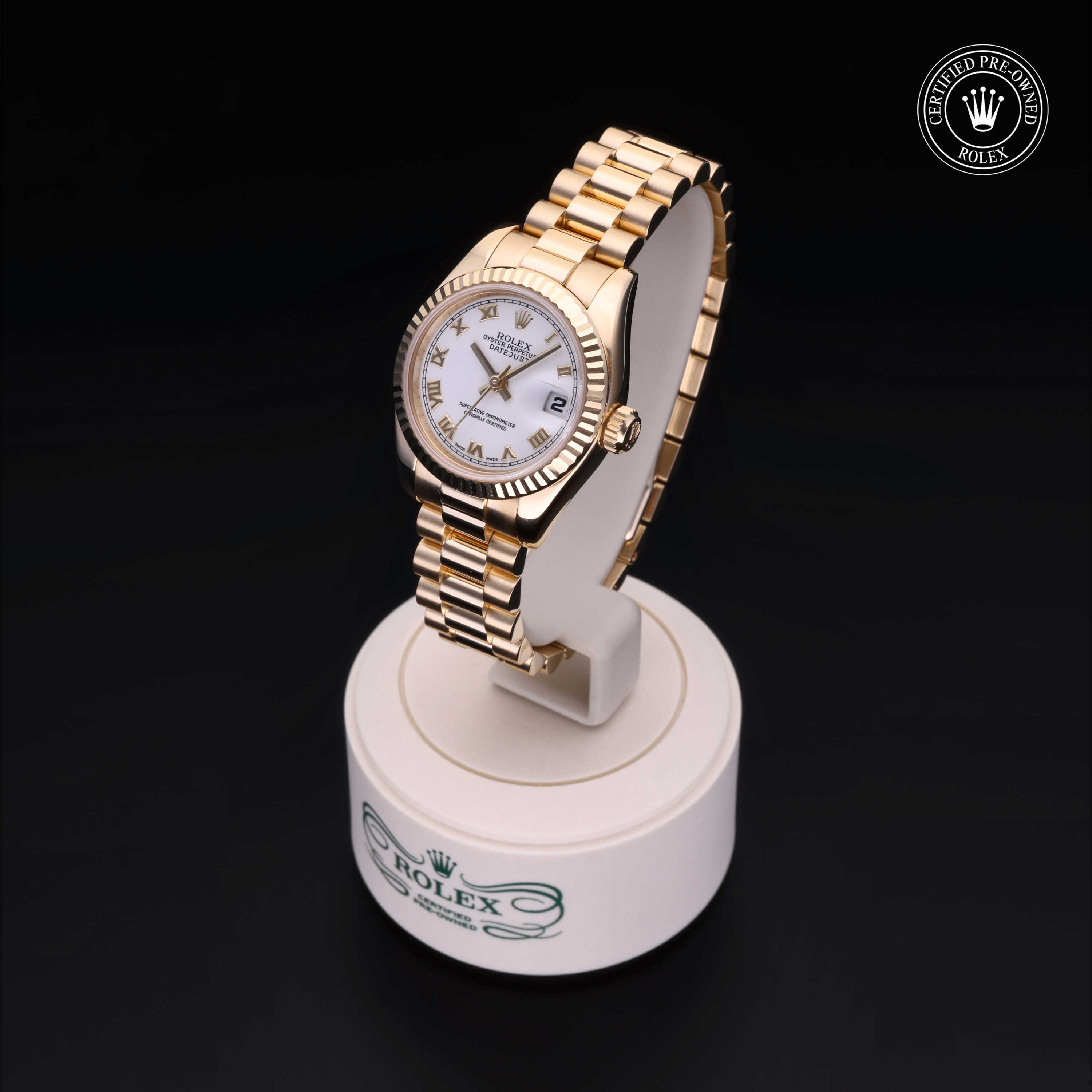 Rolex Lady-Datejust in 18 ct yellow gold M179178-0091 at James & Sons