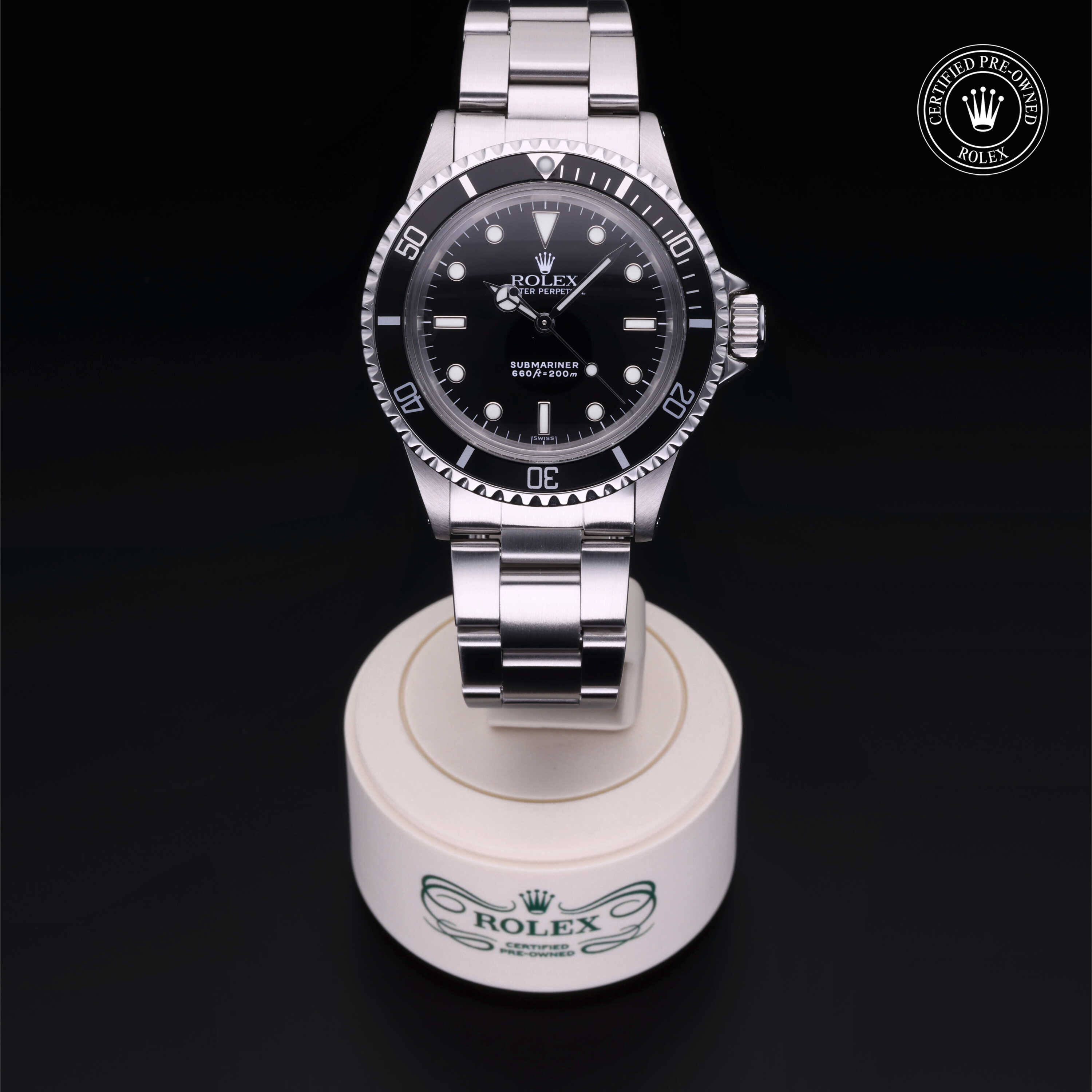 Rolex Submariner in Oystersteel M5513/0 at James & Sons