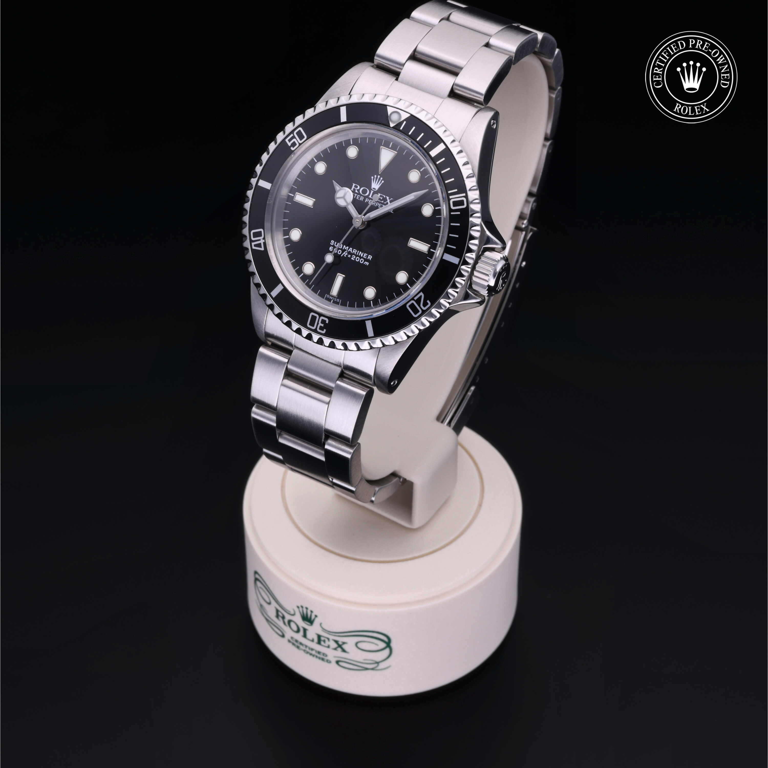 Rolex Submariner in Oystersteel M5513/0 at James & Sons