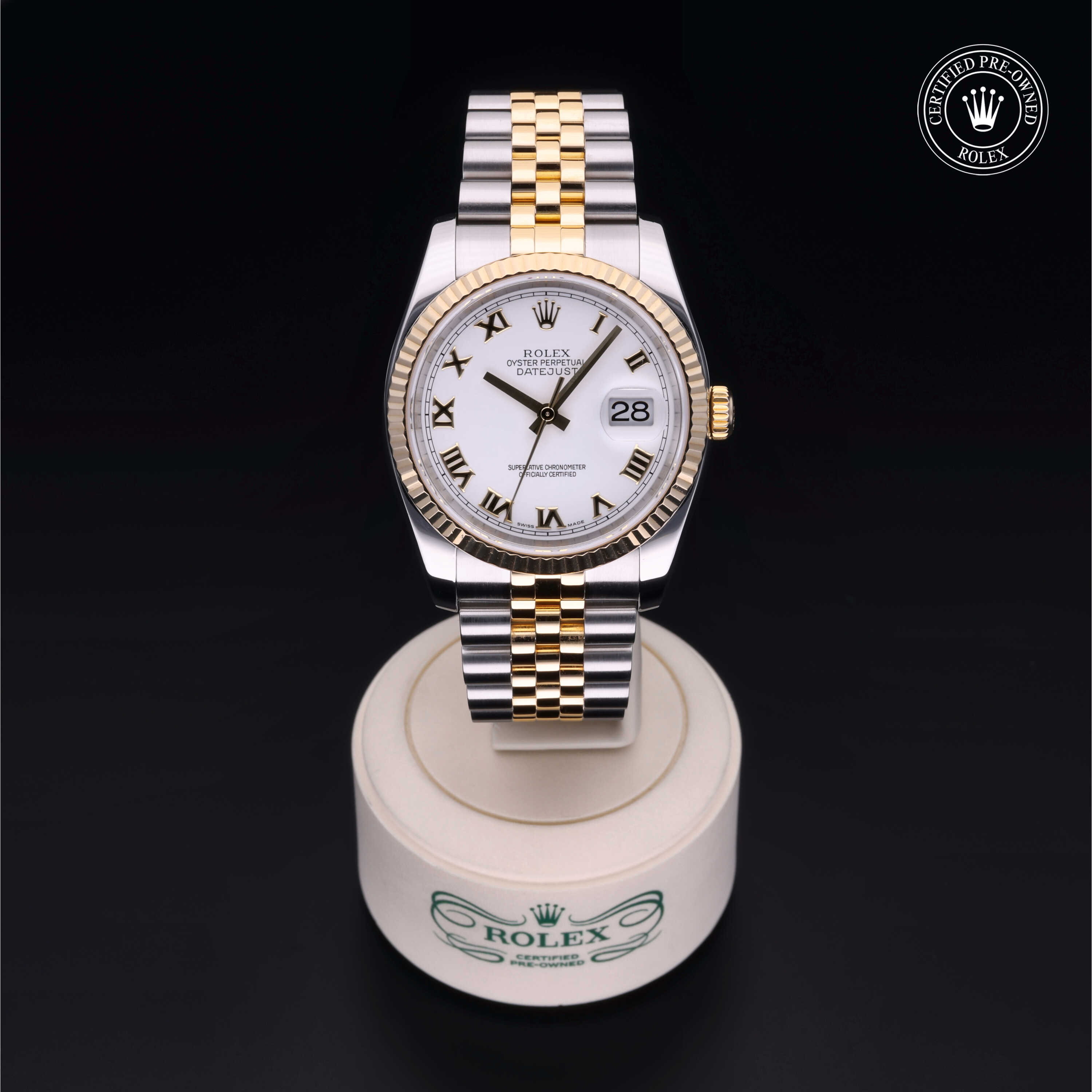 Rolex Datejust in Oystersteel and yellow gold M116233-0080 at James & Sons