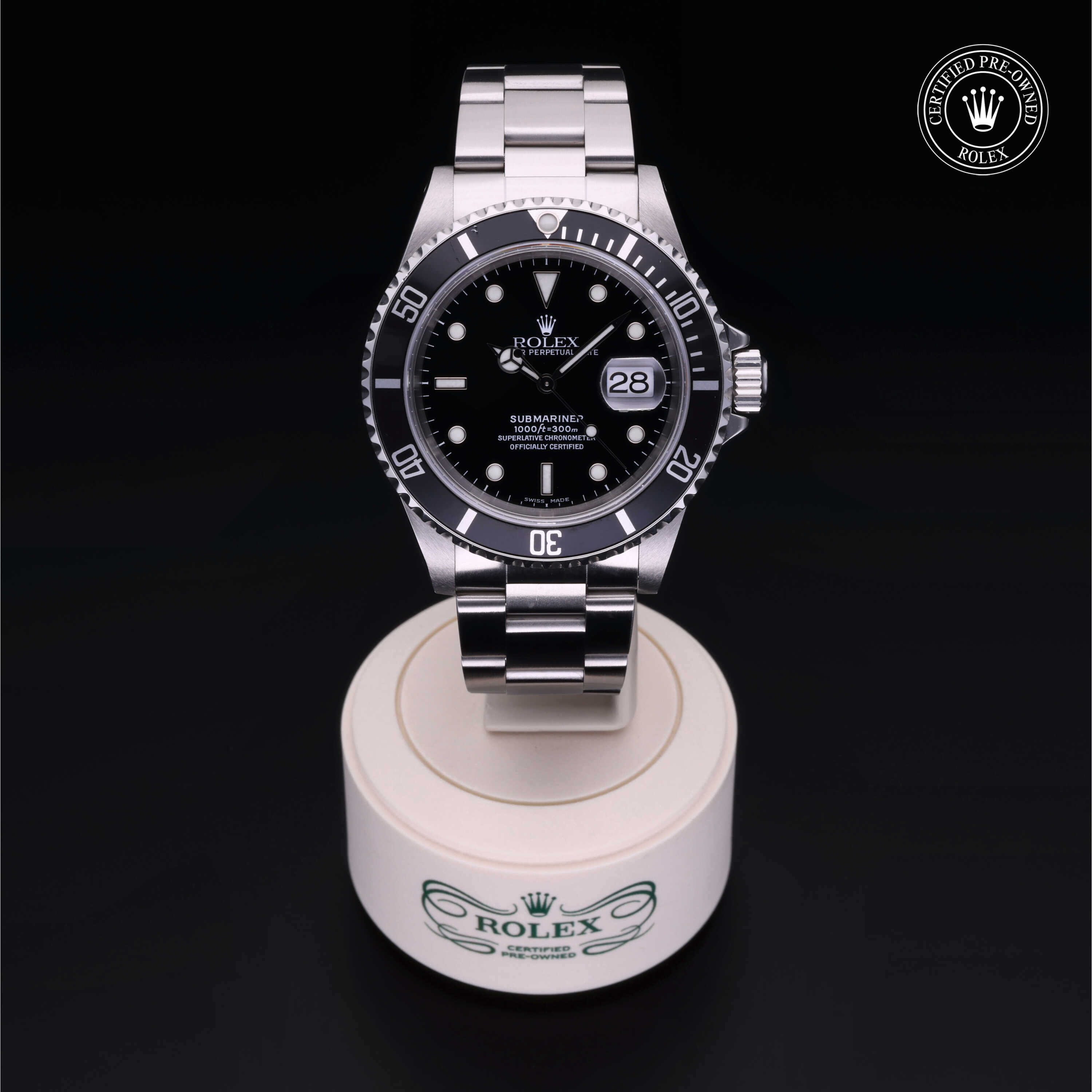 Rolex Submariner in Oystersteel M16610-0004 at James & Sons