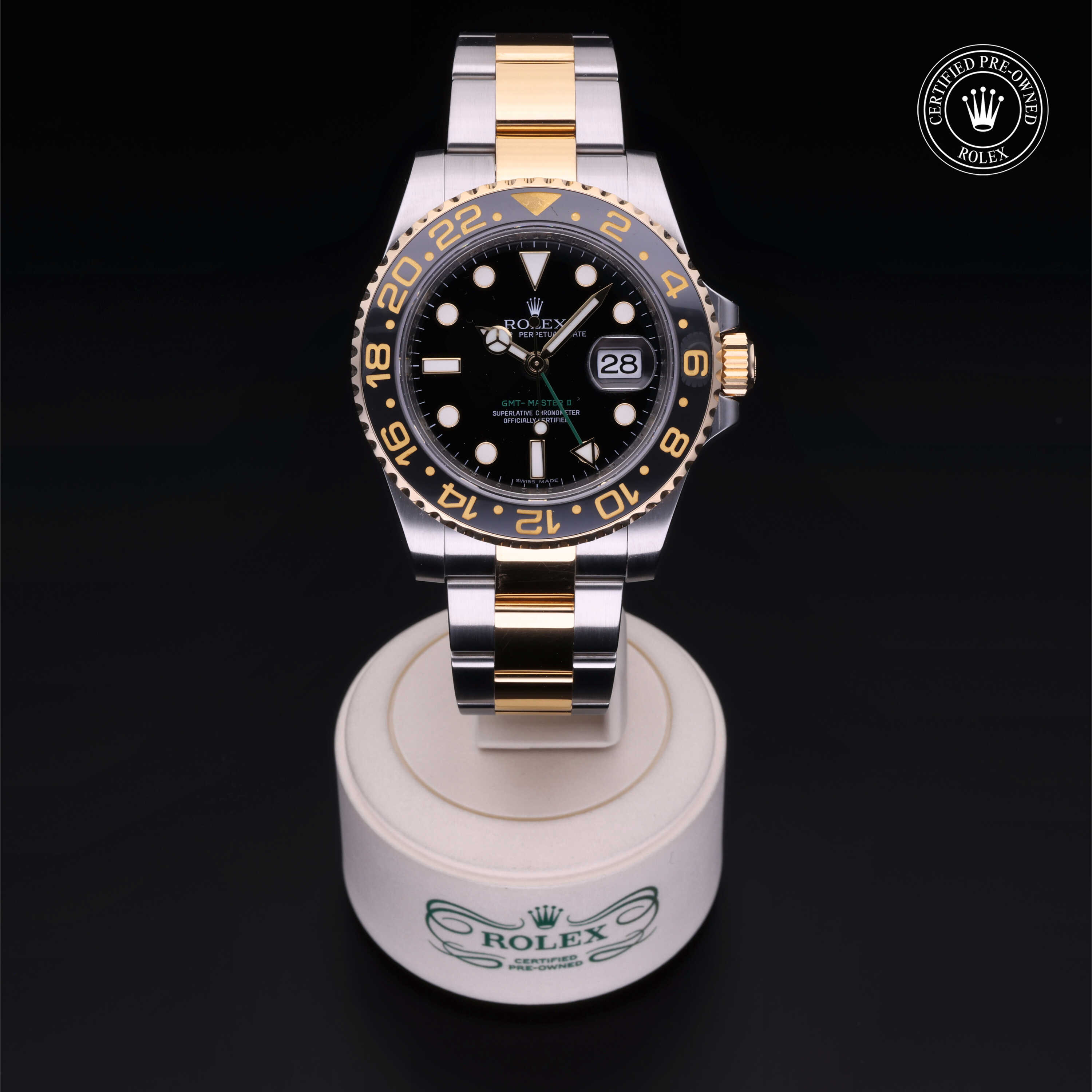 Rolex GMT-Master II in Oystersteel and yellow gold M116713LN-0001 at James & Sons