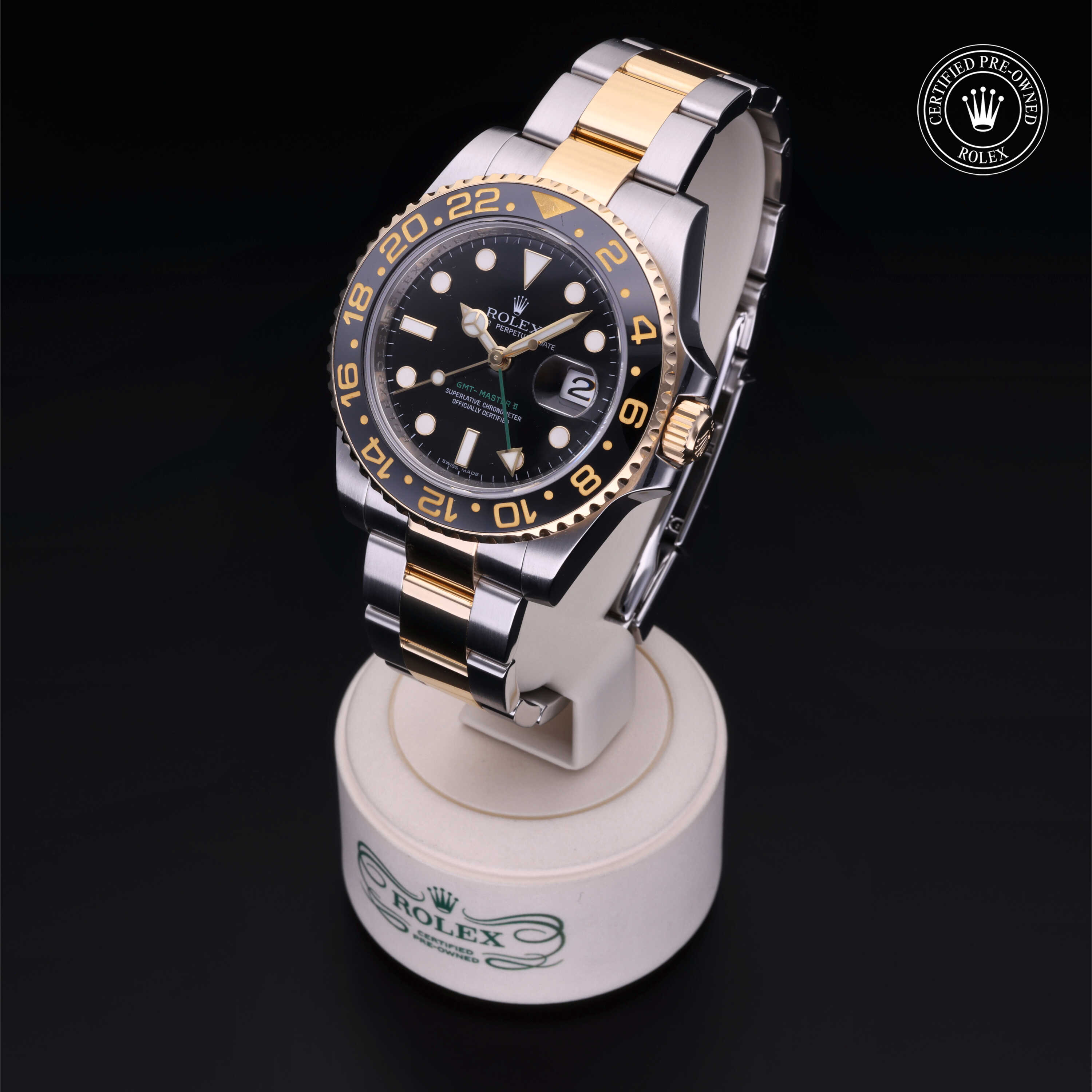 Rolex GMT-Master II in Oystersteel and yellow gold M116713LN-0001 at James & Sons