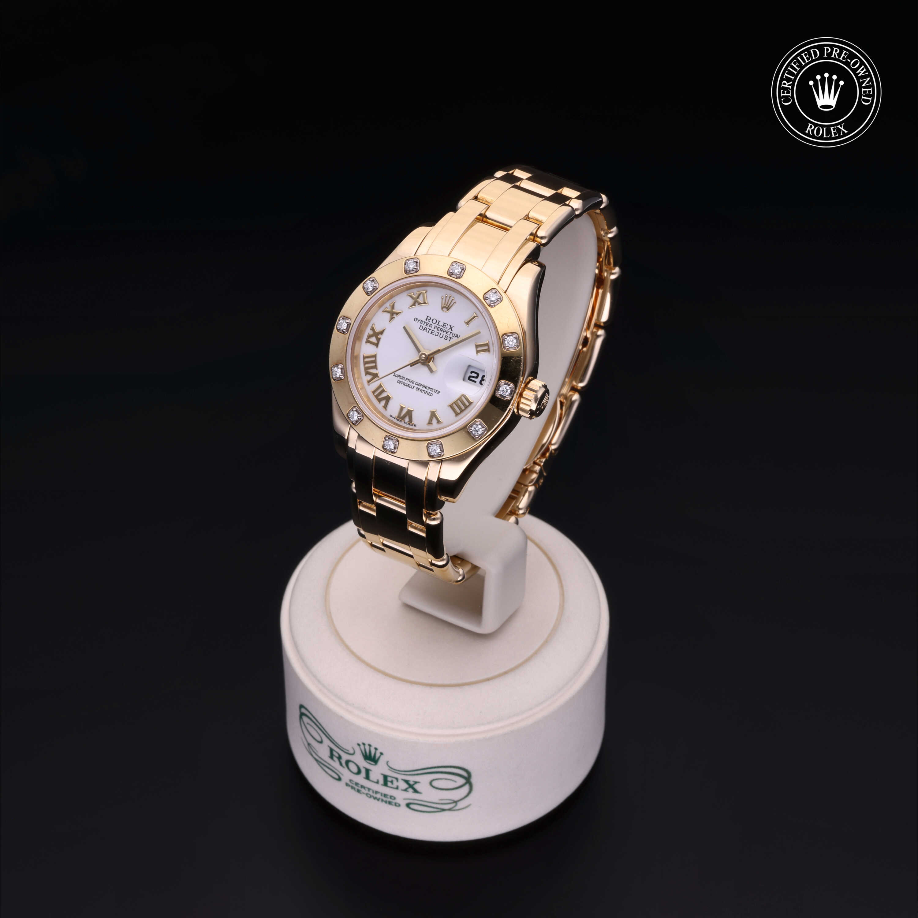 Rolex Pearlmaster in 18 ct yellow gold M80318-0054 at James & Sons