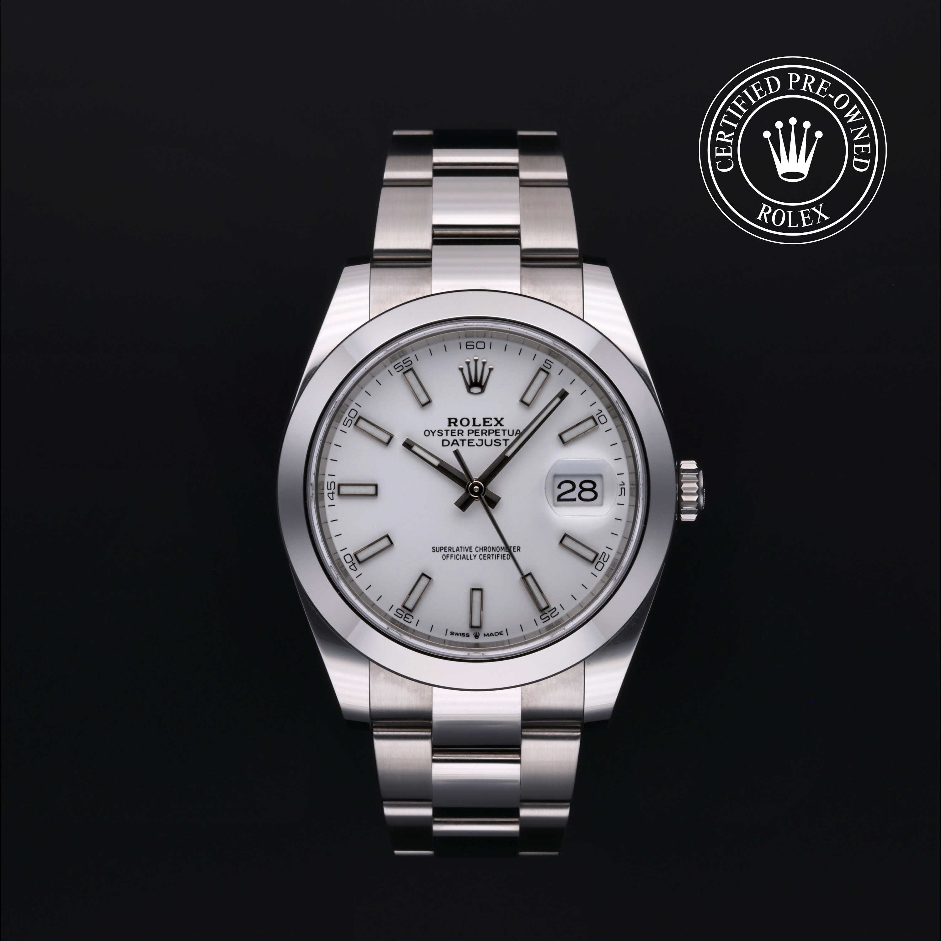 Rolex Datejust in Oystersteel M126300-0005 at James & Sons