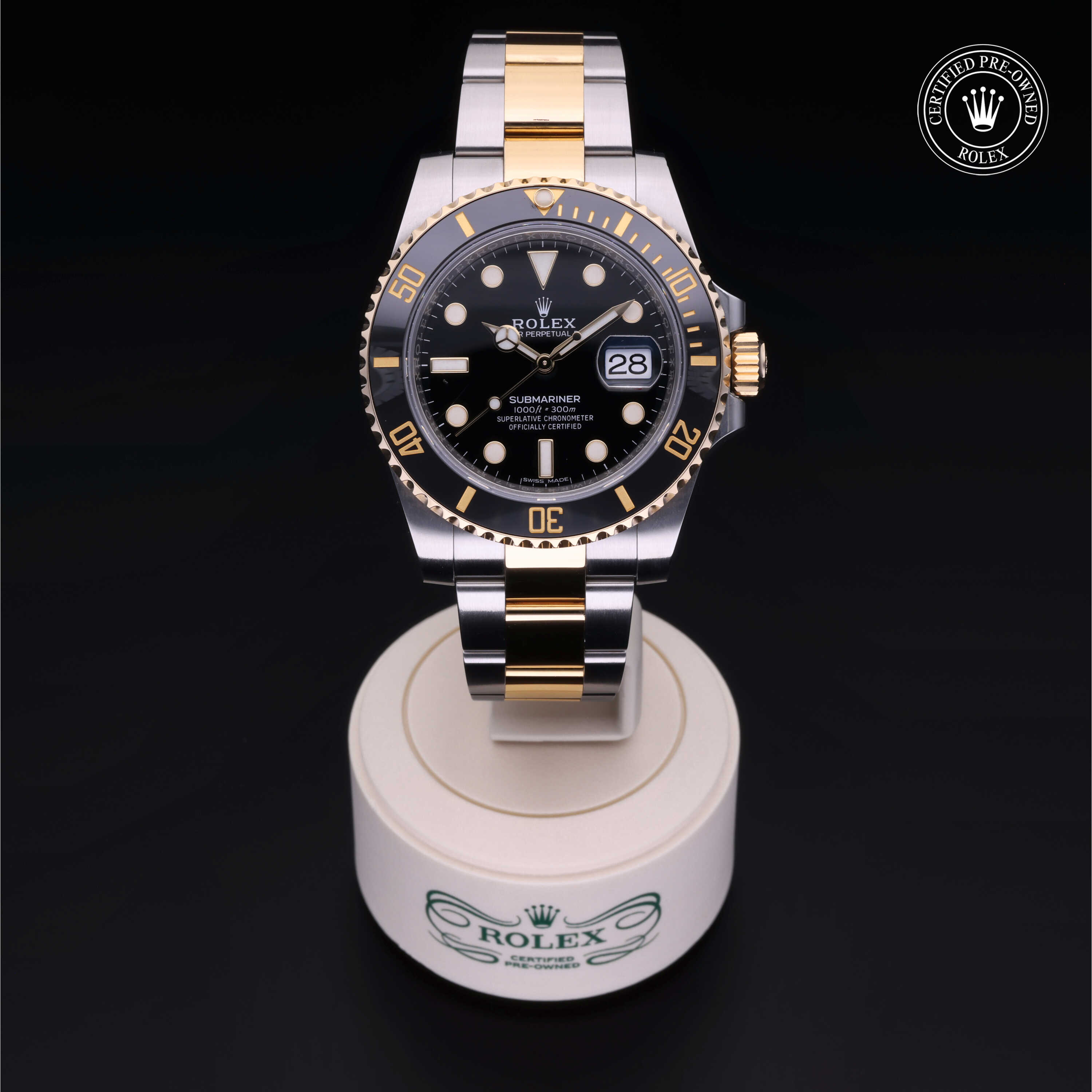 Rolex Submariner in Rolesor 18 Carat Yellow M116613LN-0001 at James & Sons