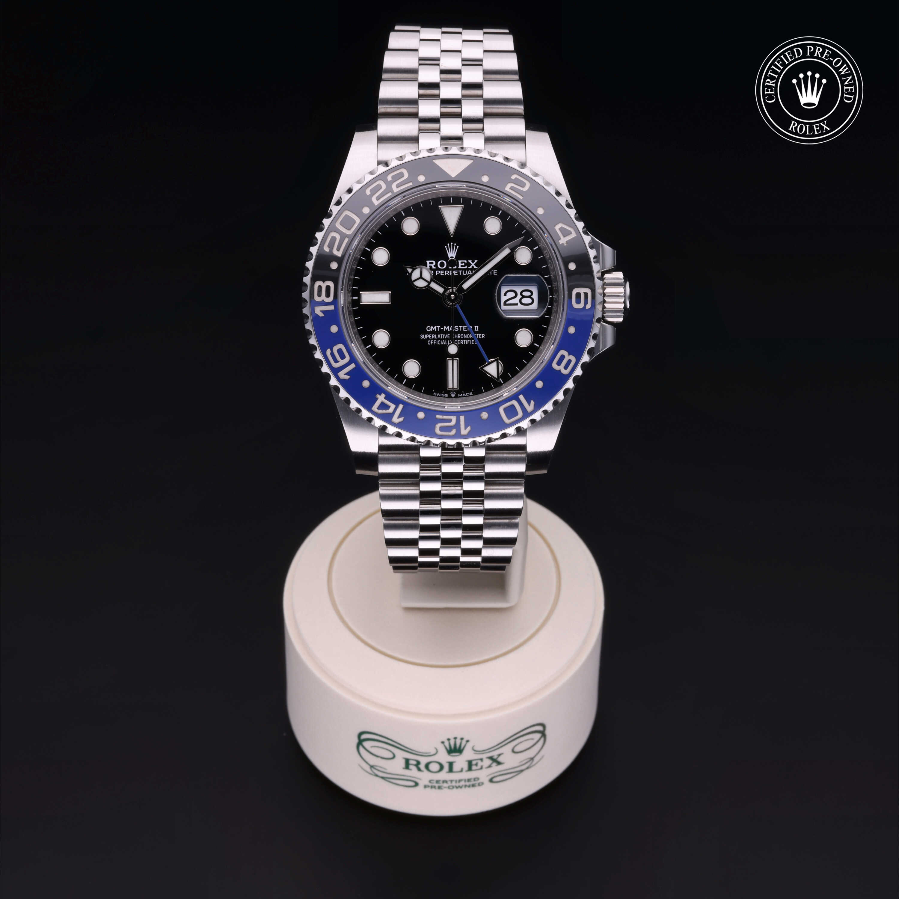 Rolex GMT-Master II in Acero M126710BLNR-0002 at James & Sons