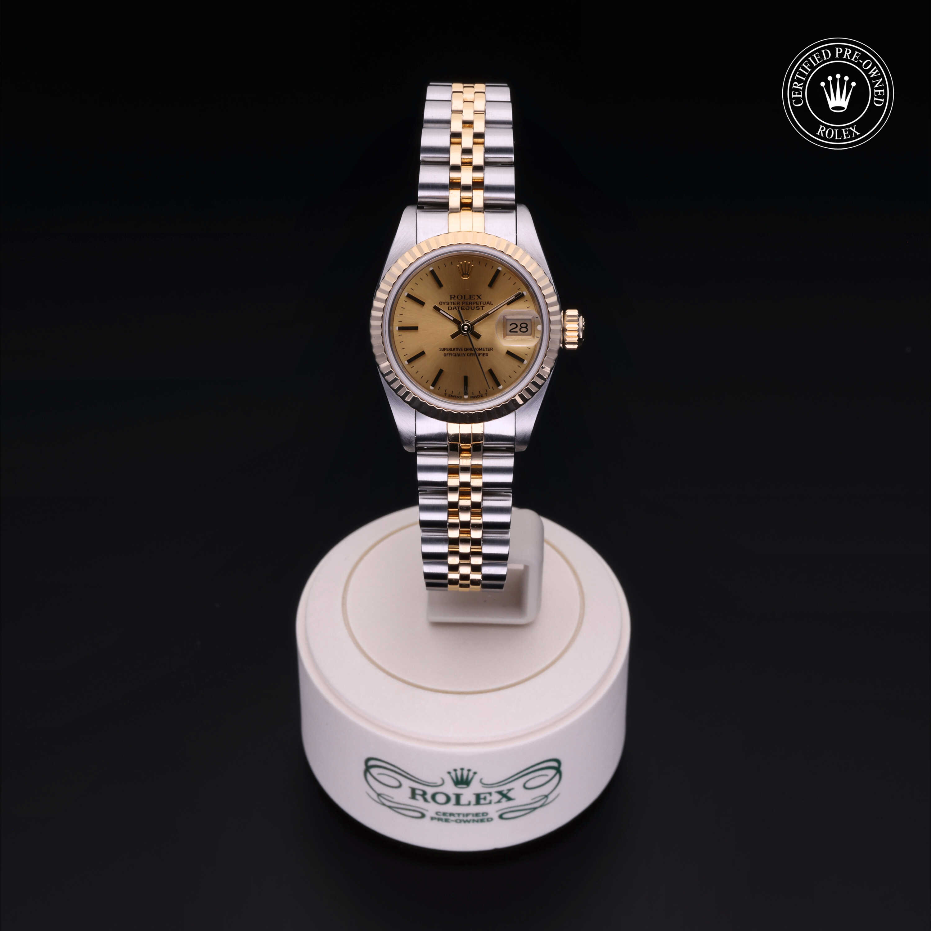 Rolex Lady-Datejust in Rolesor 18 Carat Yellow M69173 at James & Sons