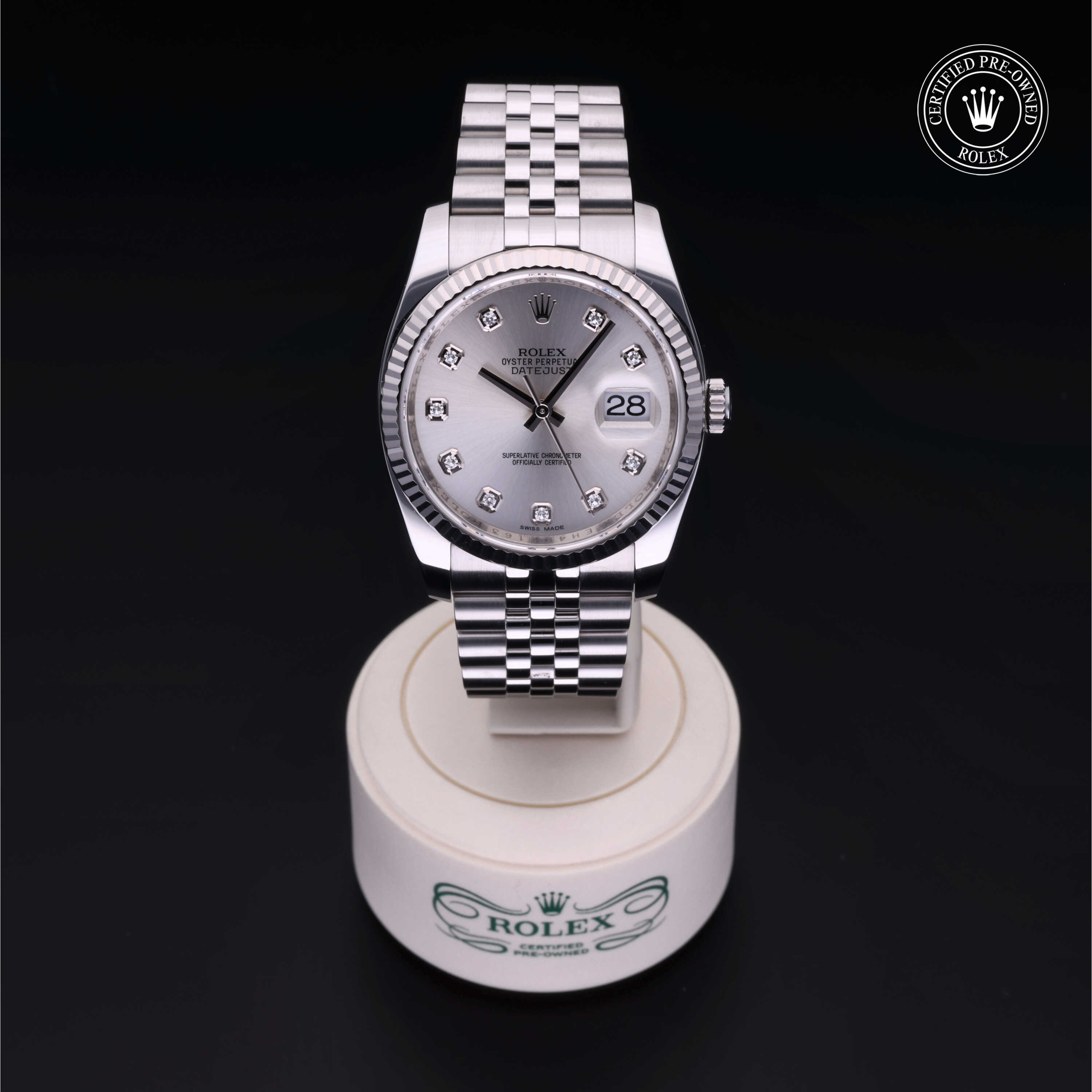 Rolex Datejust in Rolesor 18 Carat White M116234-0084 at James & Sons