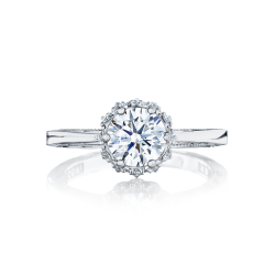 TACORI Sculpted Crescent Engagement Ring Mounting