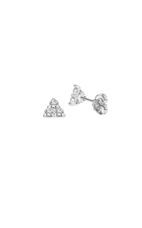 The Diamond Lab 0.48ctw Diamond Three Stone Earrings