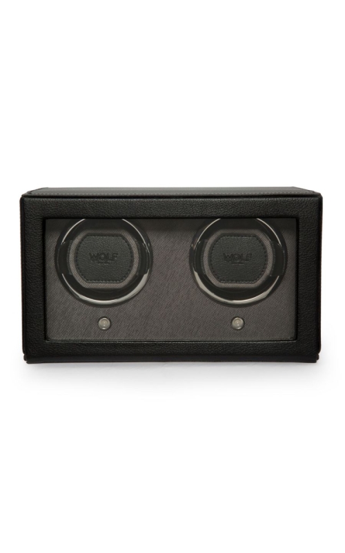 Wolf Cub Double Watch Winder With Cover Black