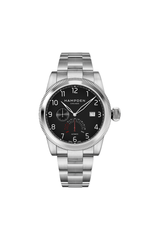 Hampden M1 Burnham 42MM Black Dial