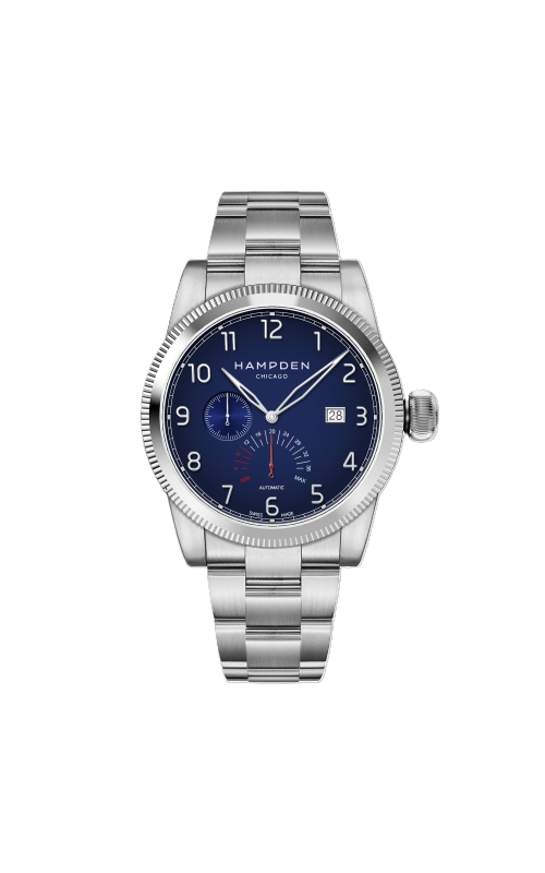 Hampden M1 Burnham 42MM Blue Dial